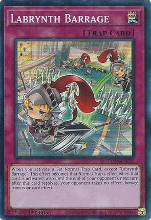 Labrynth Barrage (Super Rare) [TAMA-EN025] 1st Edition