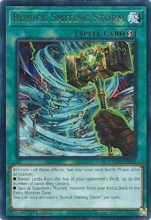 Runick Smiting Storm (Rare) [TAMA-EN036] 1st Edition