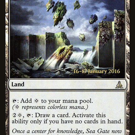 Sea Gate Wreckage [Oath of the Gatewatch Promos] Prerelease Foil