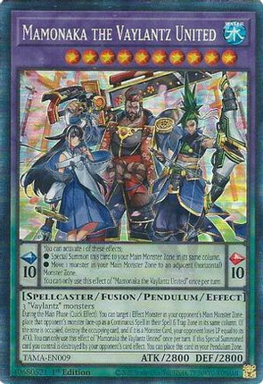 Mamonaka the Vaylantz United (CR) (Collector's Rare) [TAMA-EN009] 1st Edition