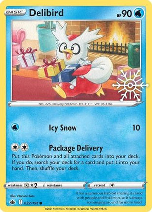Delibird - 032/198 (Holiday Calendar) [Miscellaneous Cards & Products] Holofoil