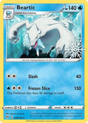 Beartic - 049/189 (Holiday Calendar) [Miscellaneous Cards & Products] Holofoil
