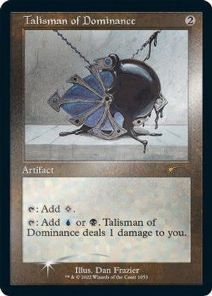 Talisman of Dominance (Retro Frame) (Foil Etched) [Secret Lair Drop Series] Foil