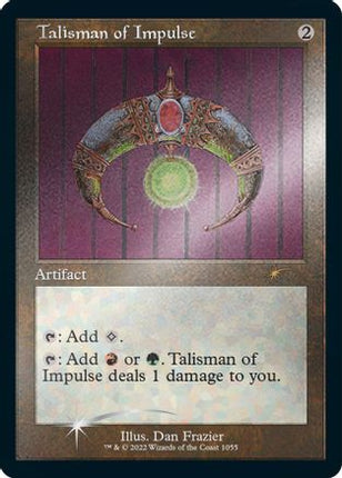 Talisman of Impulse (Retro Frame) (Foil Etched) [Secret Lair Drop Series] Foil