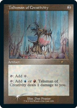 Talisman of Creativity (Retro Frame) (Foil Etched) [Secret Lair Drop Series] Foil