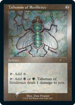 Talisman of Resilience (Retro Frame) (Foil Etched) [Secret Lair Drop Series] Foil