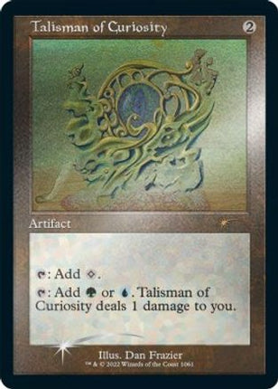 Talisman of Curiosity (Retro Frame) (Foil Etched) [Secret Lair Drop Series] Foil