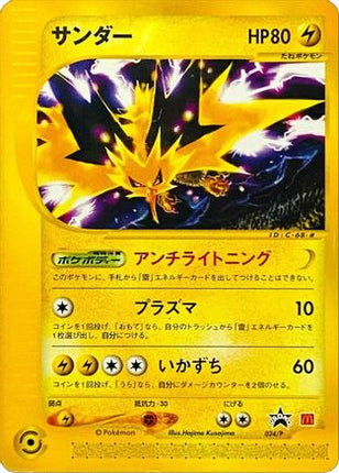 Zapdos - 024/P (JP 2002 McDonald's) [Miscellaneous Cards & Products]