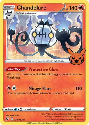 Chandelure - 33/null [Trick or Trade BOOster Bundle] Holofoil