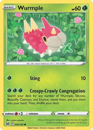 Wurmple - 6/null [SWSH11: Lost Origin]
