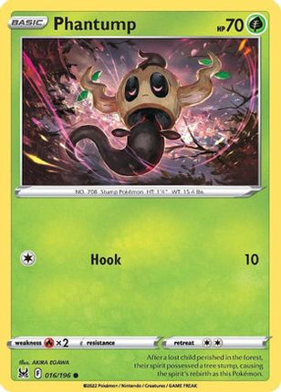 Phantump - 16/null [SWSH11: Lost Origin] Reverse Holofoil