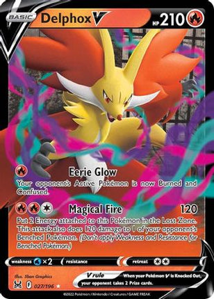 Delphox V - 27/null [SWSH11: Lost Origin] Holofoil