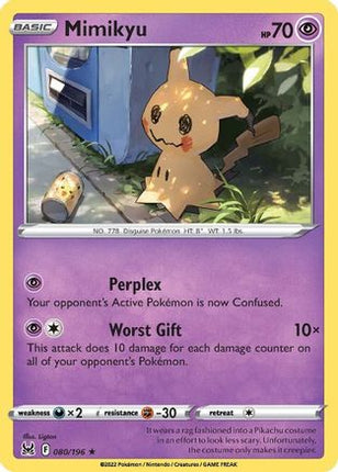Mimikyu - 80/null [SWSH11: Lost Origin]