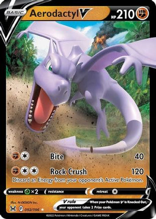 Aerodactyl V - 92/null [SWSH11: Lost Origin] Holofoil