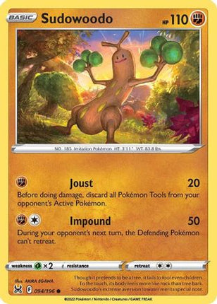 Sudowoodo - 94/null [SWSH11: Lost Origin]