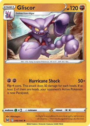 Gliscor - 96/null [SWSH11: Lost Origin]