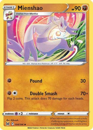 Mienshao - 104/null [SWSH11: Lost Origin]