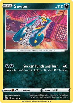 Seviper - 116/null [SWSH11: Lost Origin]
