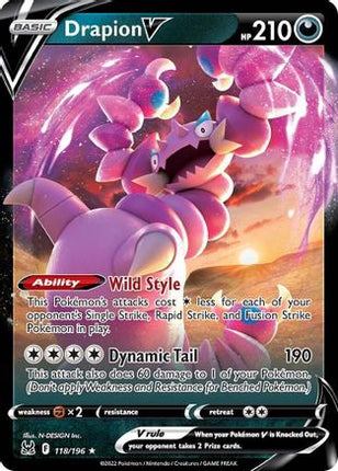 Drapion V - 118/null [SWSH11: Lost Origin] Holofoil