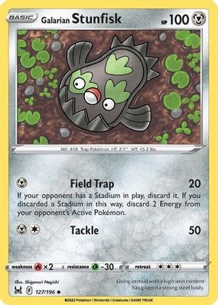 Galarian Stunfisk - 127/null [SWSH11: Lost Origin] Reverse Holofoil