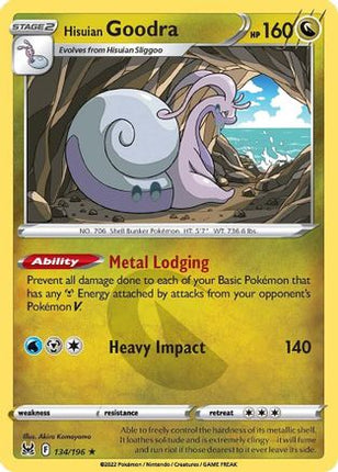 Hisuian Goodra - 134/null [SWSH11: Lost Origin] Holofoil