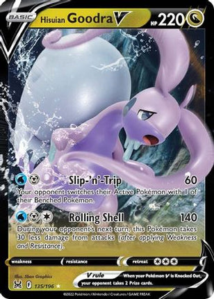 Hisuian Goodra V - 135/null [SWSH11: Lost Origin] Holofoil