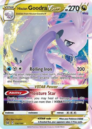 Hisuian Goodra VSTAR - 136/null [SWSH11: Lost Origin] Holofoil