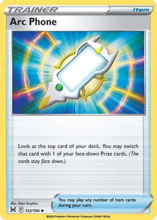 Arc Phone - 152/196 [SWSH11: Lost Origin] Reverse Holofoil