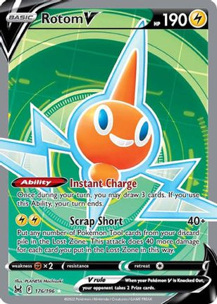 Rotom V (Full Art) - 176/null [SWSH11: Lost Origin] Holofoil