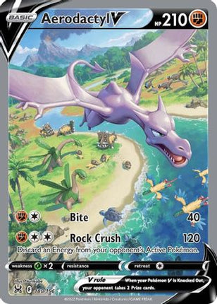 Aerodactyl V (Alternate Full Art) - 180/196 [SWSH11: Lost Origin] Holofoil
