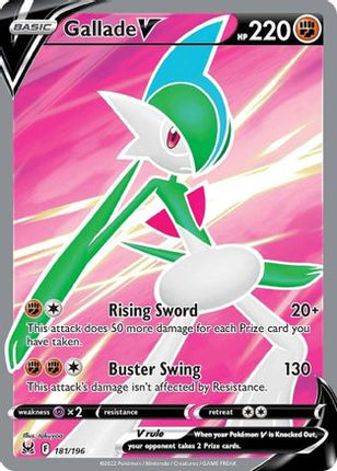 Gallade V (Full Art) - 181/null [SWSH11: Lost Origin] Holofoil
