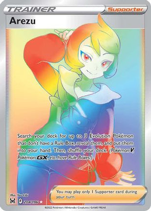 Arezu (Secret) - 204/196 [SWSH11: Lost Origin] Holofoil