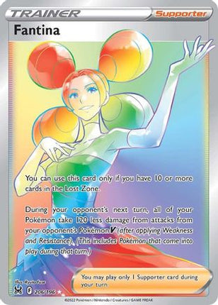 Fantina (Secret) - 206/196 [SWSH11: Lost Origin] Holofoil