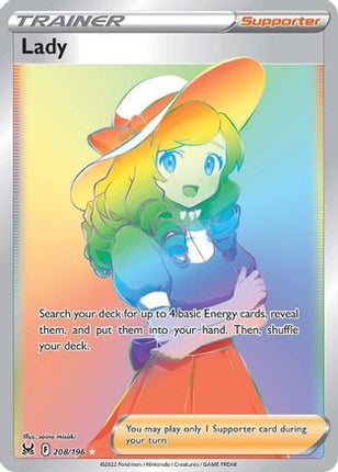 Lady (Secret) - 208/196 [SWSH11: Lost Origin] Holofoil