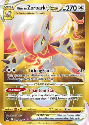 Hisuian Zoroark VSTAR (213) (Secret) - 213/null [SWSH11: Lost Origin] Holofoil