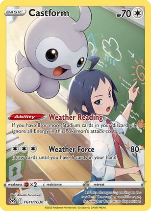 Castform - TG11/null [SWSH11: Lost Origin Trainer Gallery] Holofoil