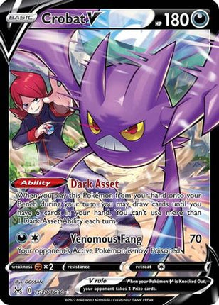 Crobat V - TG20/null [SWSH11: Lost Origin Trainer Gallery] Holofoil