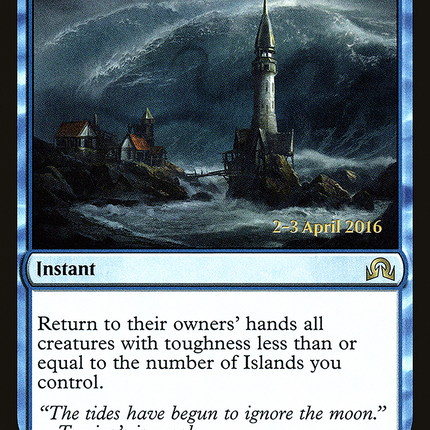 Engulf the Shore [Shadows over Innistrad Promos] Prerelease Foil