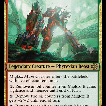 Migloz, Maze Crusher [Phyrexia: All Will Be One Promos]