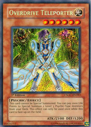 Overdrive Teleporter (Secret Rare) [CSOC-EN083] Crossroads of Chaos 1st Edition
