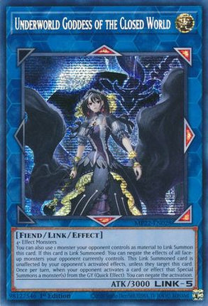 Underworld Goddess of the Closed World (Prismatic Secret Rare) [MP22-EN028] 1st Edition
