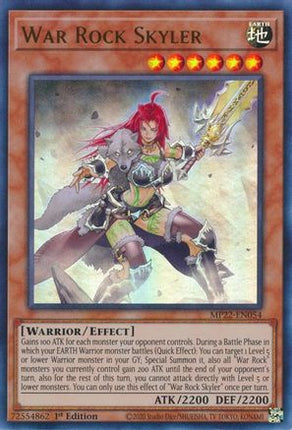 War Rock Skyler (Ultra Rare) [MP22-EN054] 1st Edition