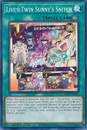 Live Twin Sunny's Snitch (Common / Short Print) [MP22-EN161] 1st Edition