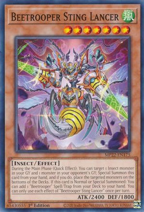 Beetrooper Sting Lancer (Common / Short Print) [MP22-EN175] 1st Edition