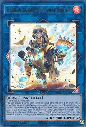 Tri-Brigade Bearbrumm the Rampant Rampager (Ultra Rare) [MP22-EN085] 1st Edition