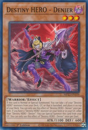 Destiny HERO - Denier (Common / Short Print) [MP22-EN199] 1st Edition