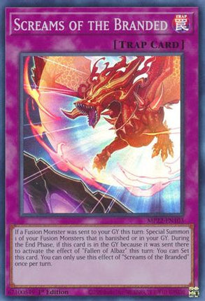 Screams of the Branded (Super Rare) [MP22-EN103] 1st Edition