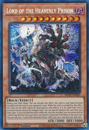 Lord of the Heavenly Prison (Prismatic Secret Rare) [MP22-EN205] 1st Edition