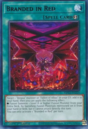 Branded in Red (Rare) [MP22-EN219] 1st Edition