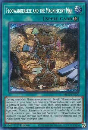Floowandereeze and the Magnificent Map (Prismatic Secret Rare) [MP22-EN220] 1st Edition